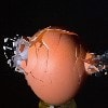 Cocer el huevo con cáscara rota
